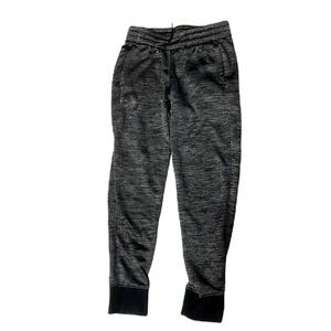 Under Armour Boys Fleece Lined Joggers ColdGear Loose Fit Gray Size Medium